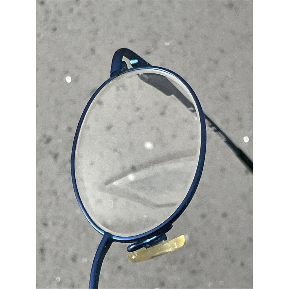 PUZZLE Eyeglasses Frames ONLY 35 01X0718-120 40-19-120 Blue Full Rim Round